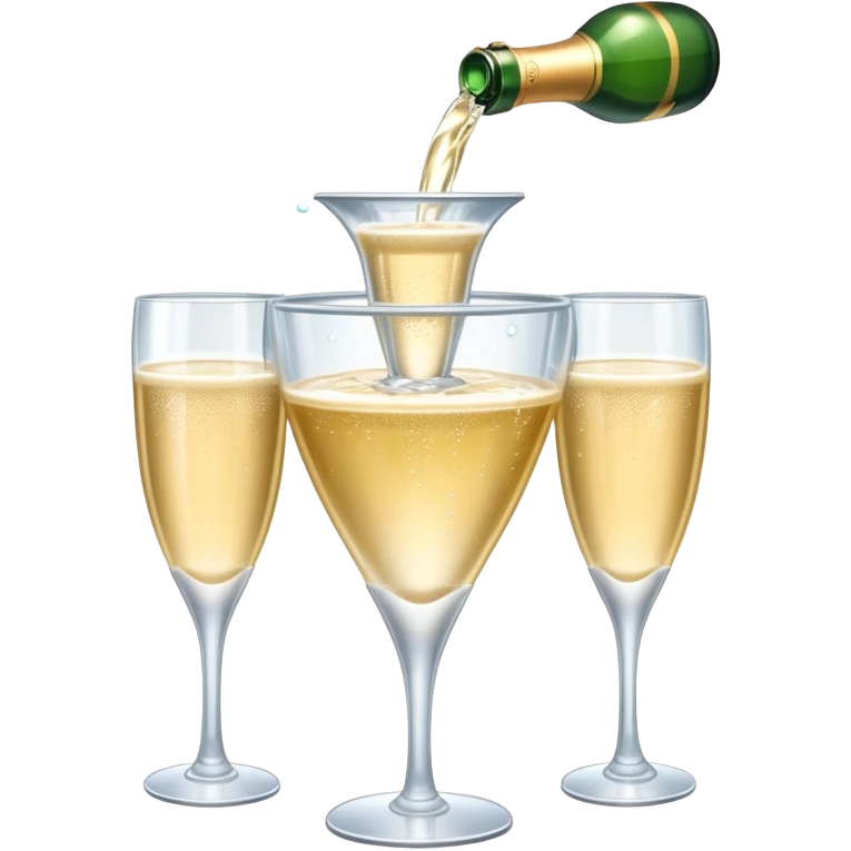 Champagne fountain  emoji