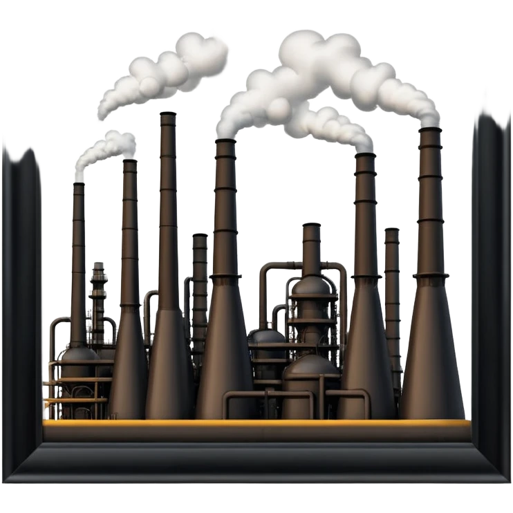 black oil refineries emoji