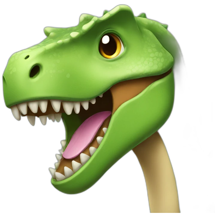A cool dinosaur emoji