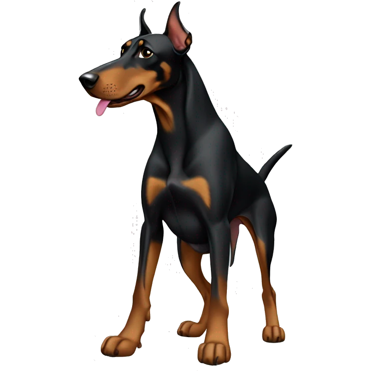 dobermann missing front right leg emoji