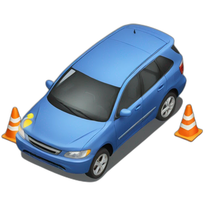 Road accident emoji