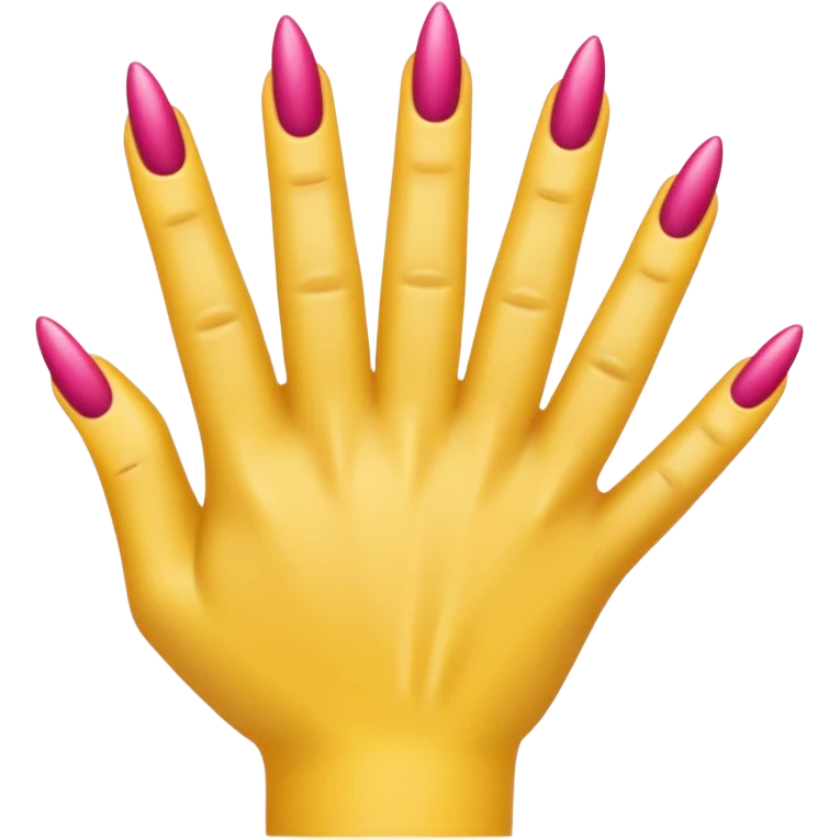 Emoji with long nails emoji