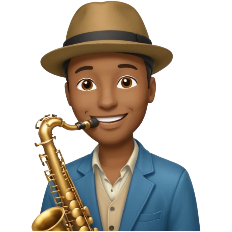 Street Music Performer black man  emoji