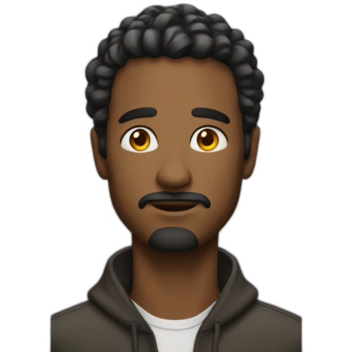 Man with a know it all look emoji