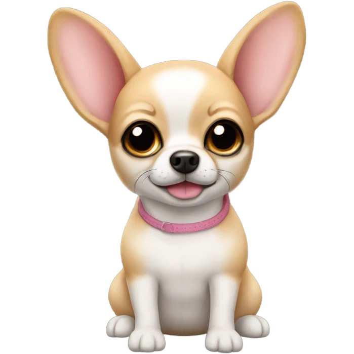 Stuffed animal bunny chihuahua  emoji