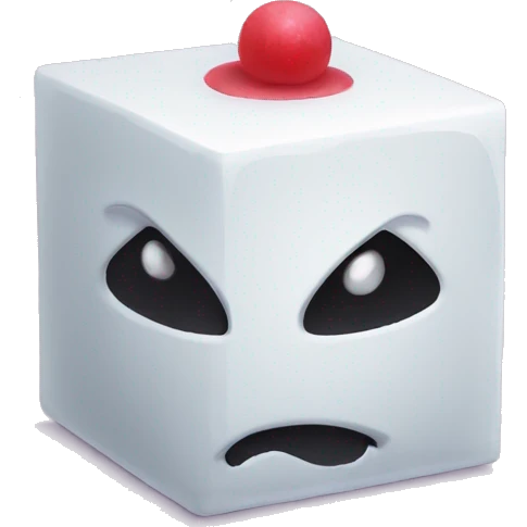 sugar cube evil emoji
