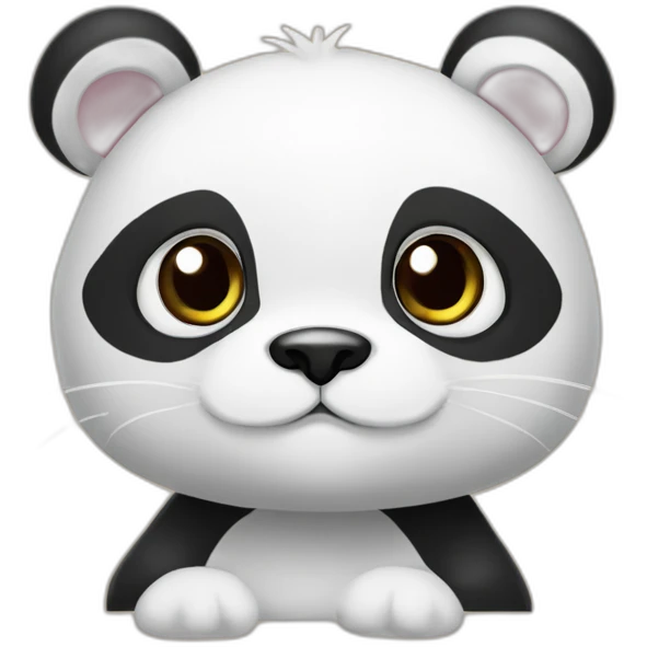 Panda abbraccia gattino emoji
