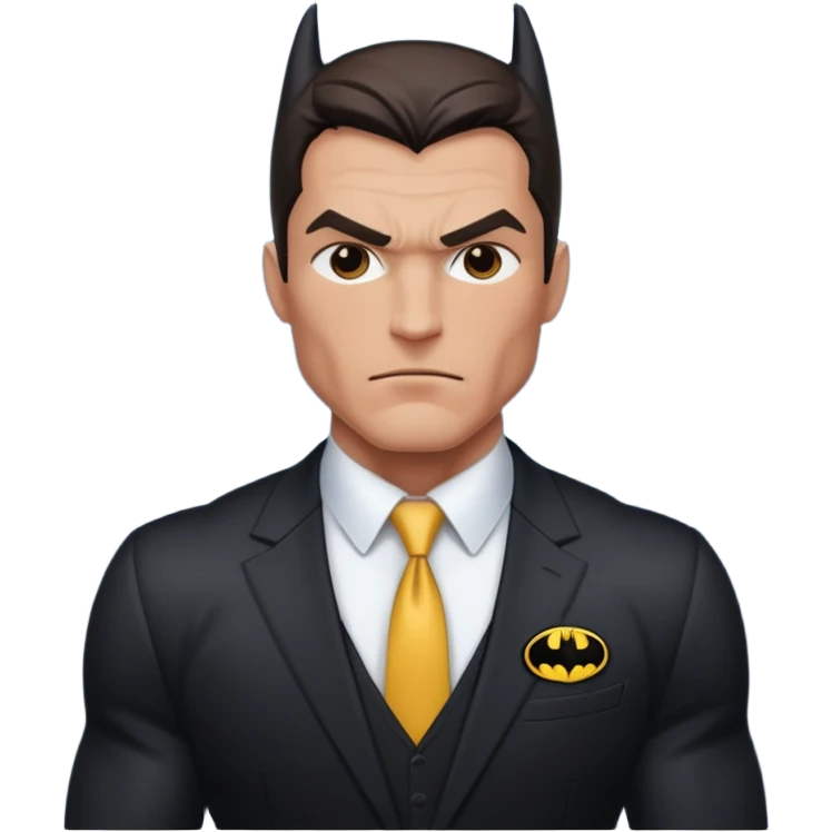 batman sem a mascara emoji