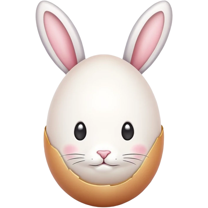  Egg with bunny ears emoji