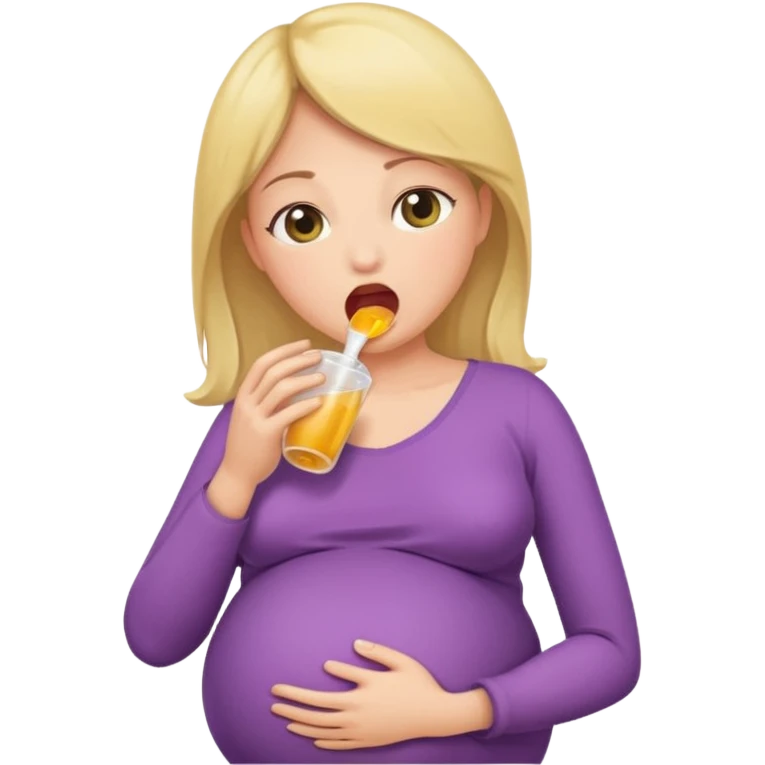 Pregnant women swallowing women whole emoji