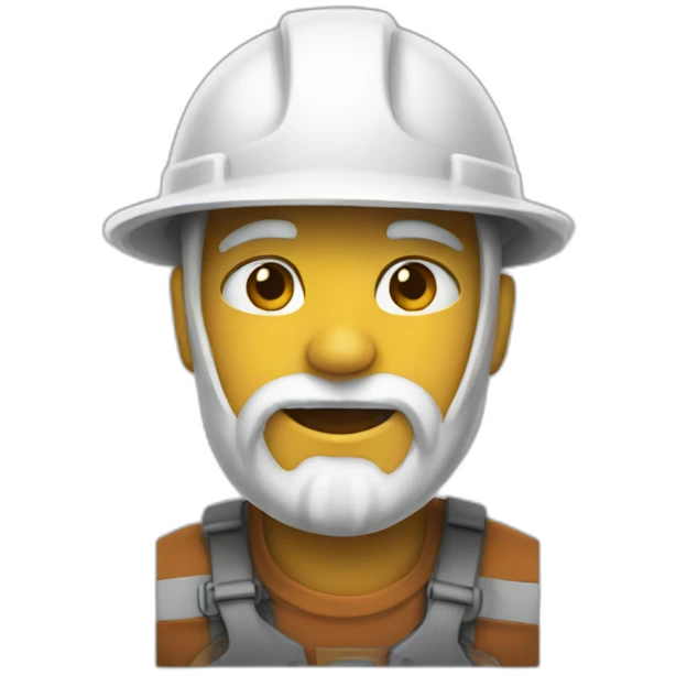 White dig emoji