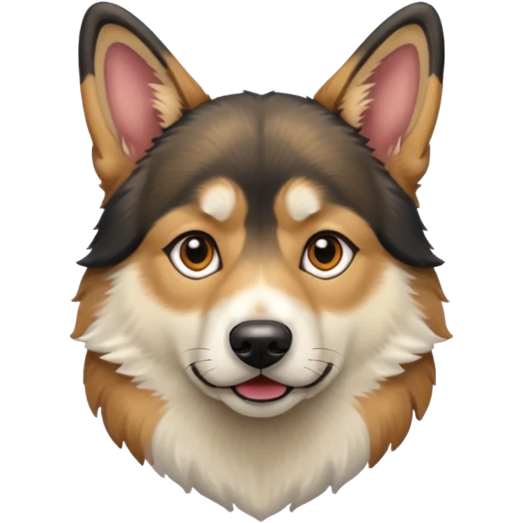 German shepherd husky mix emoji