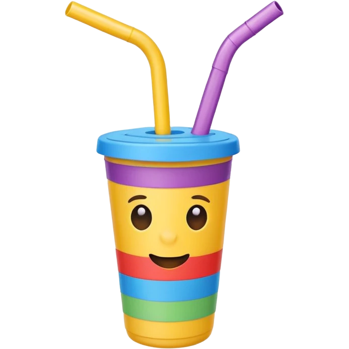 make a cute straw emoji