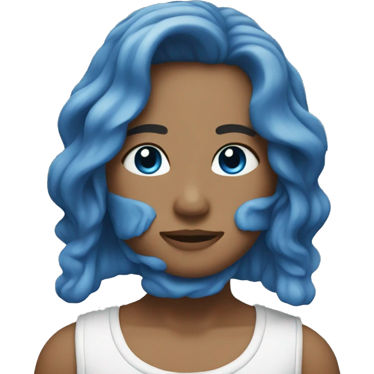 Blue asthetic  emoji