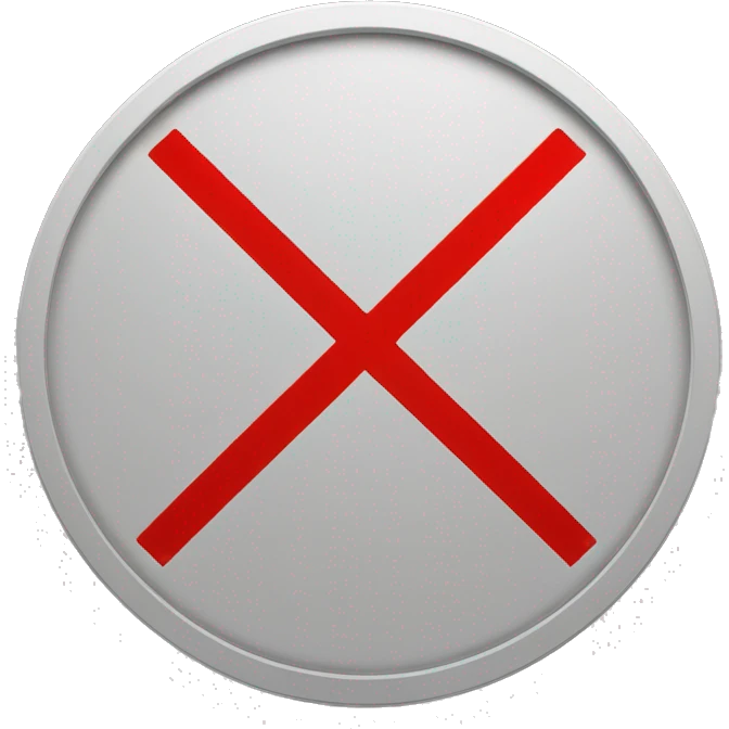 A circular sign with a red border and a RED horizontal bar in the center on a WHITE background. This sign indicates that vehicles cannot enter a particular road or area. emoji