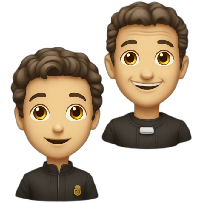 don bosco with a kid emoji