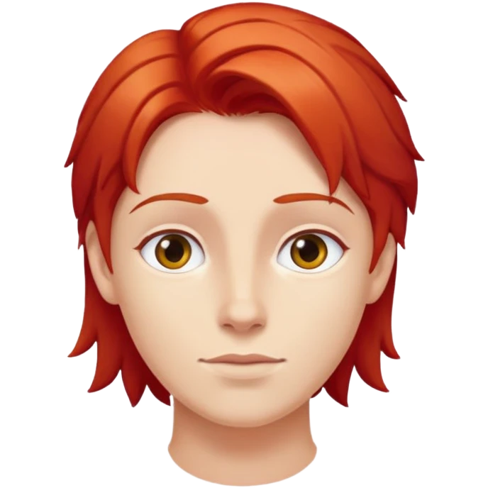 Persona con el pelo rojo  emoji