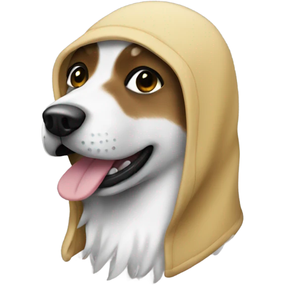 Dog wearing a balaclava  emoji