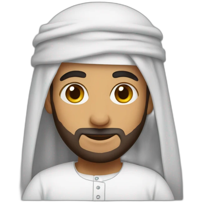 Arab wearing dishdasha emoji