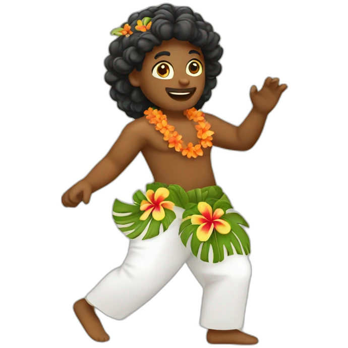 Danse Hawaï  emoji