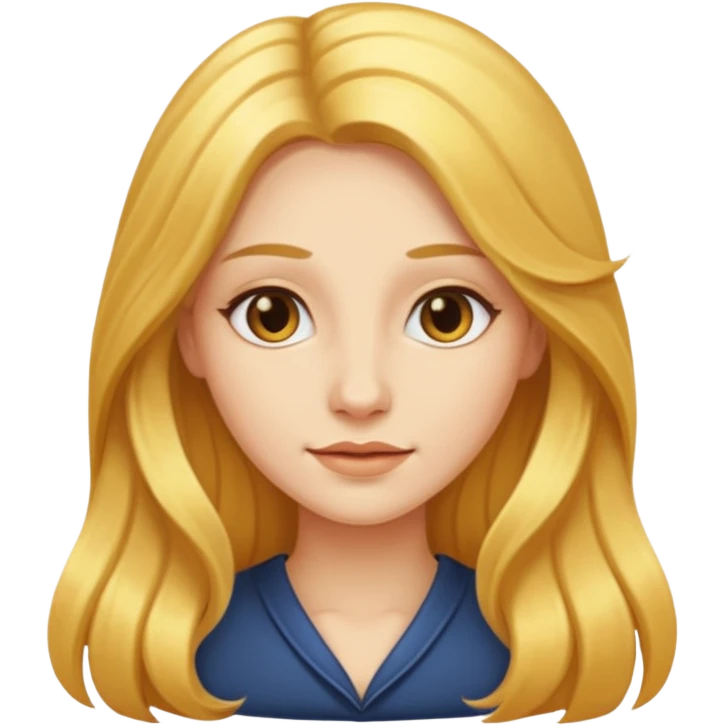 women hair gold emoji