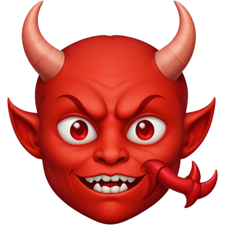devil kissing emoji