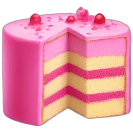 Pink Cake emoji
