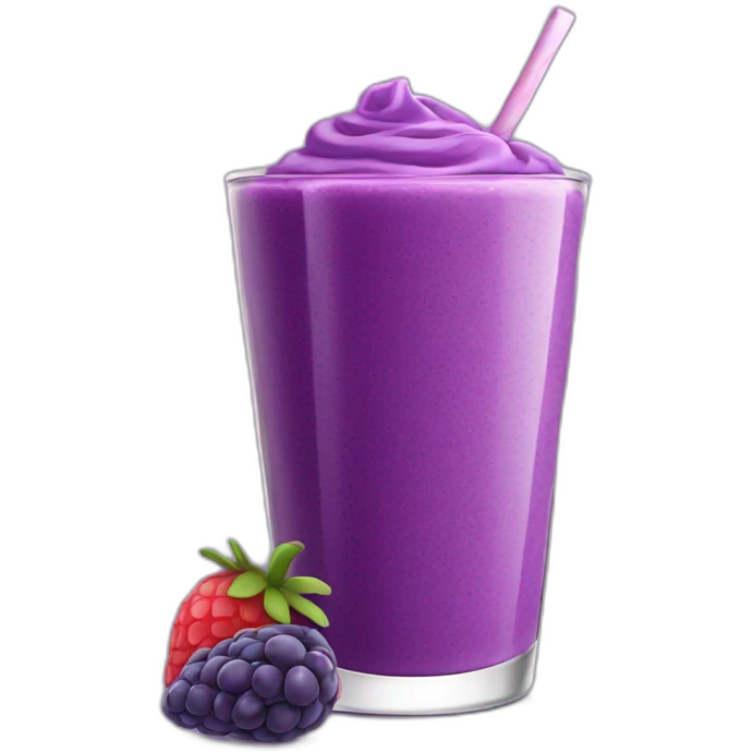 purple smoothie emoji