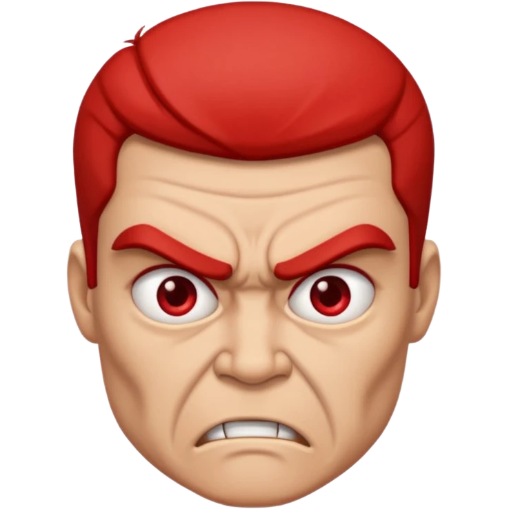extemely mad face emoji