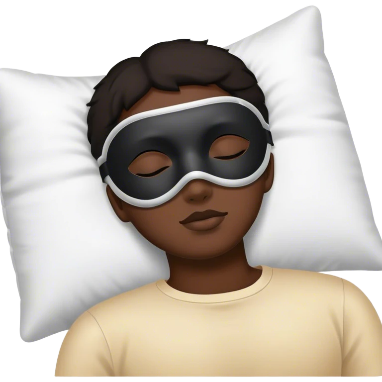 sleeping eye mask emoji