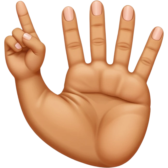 foot giving the middle finger emoji