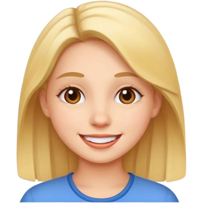 Happy girl  emoji
