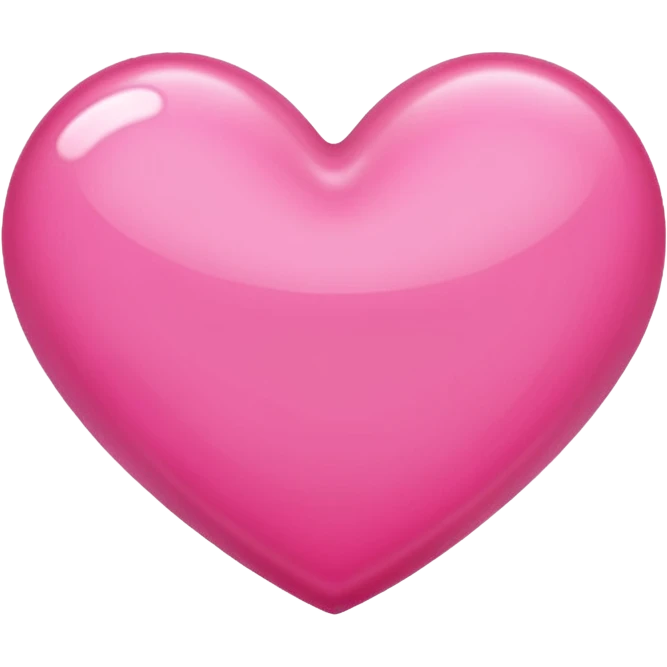 Pink Heart emoji