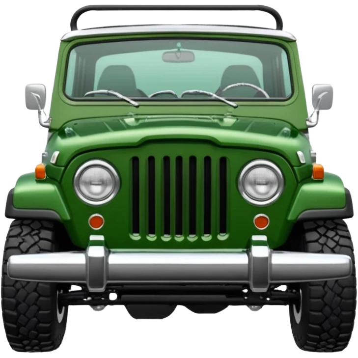 c101 jeepster commando with hardtop with straight flat bonnet emoji