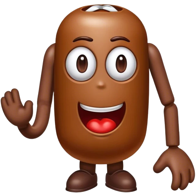 Brown M&M long head
 emoji