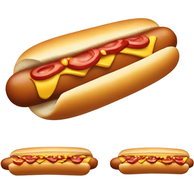 Hot dog  emoji