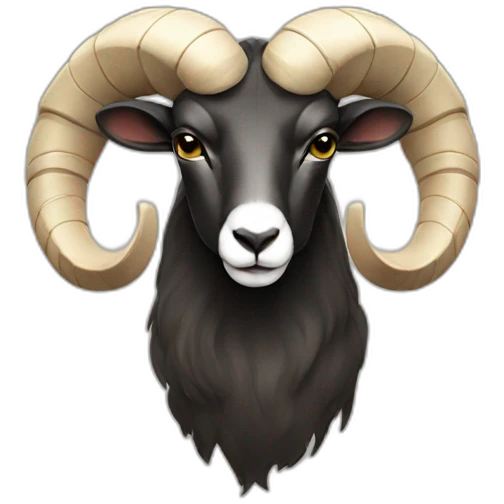Stylish ram emoji