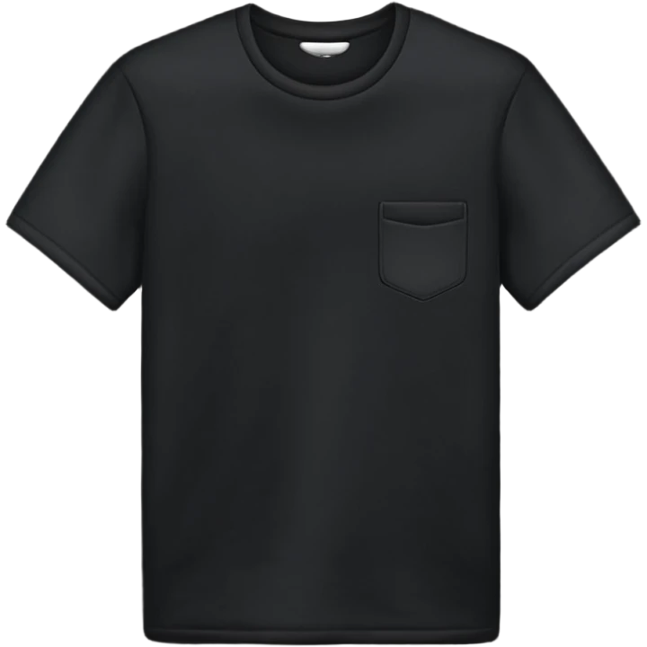 Black shirt emoji