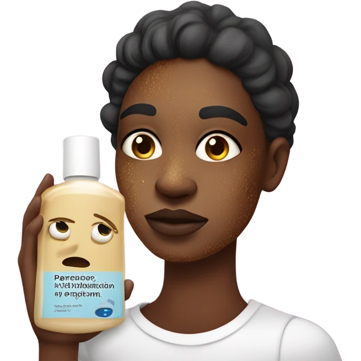 Hyperpigmentation meme emoji