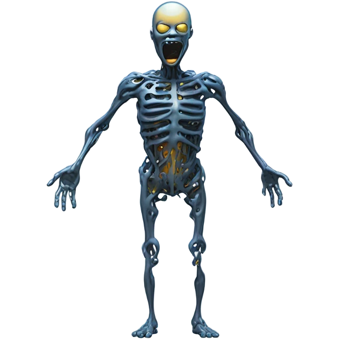Melting scifi guy emoji