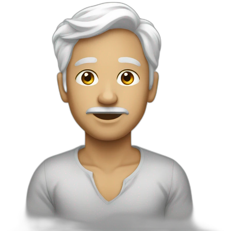 Dessinateur peau blanche emoji