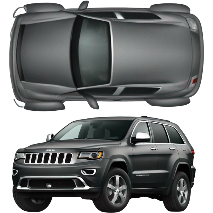 Charcoal grey jeep grand cherokee emoji
