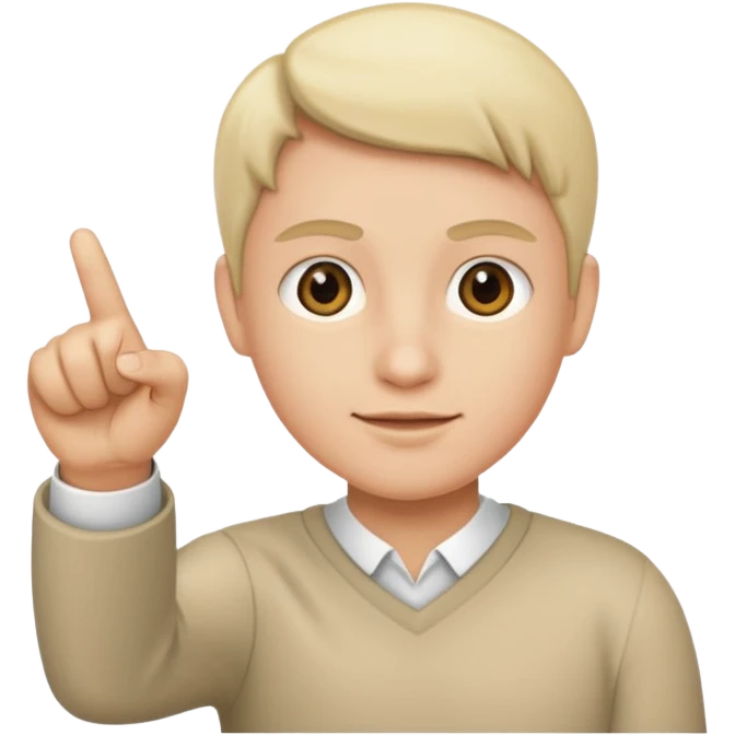 Someone who points out emoji