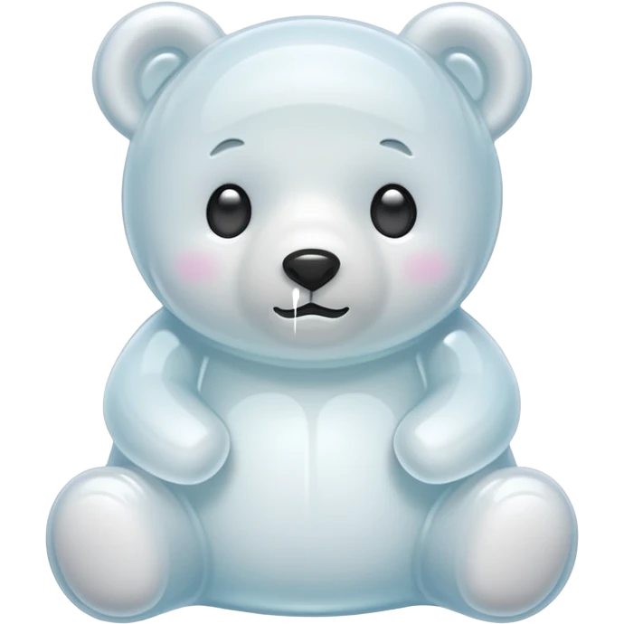 white jelly bear  emoji