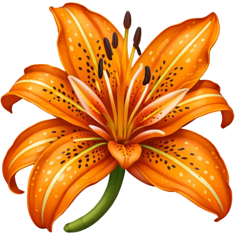 Tiger lily  emoji