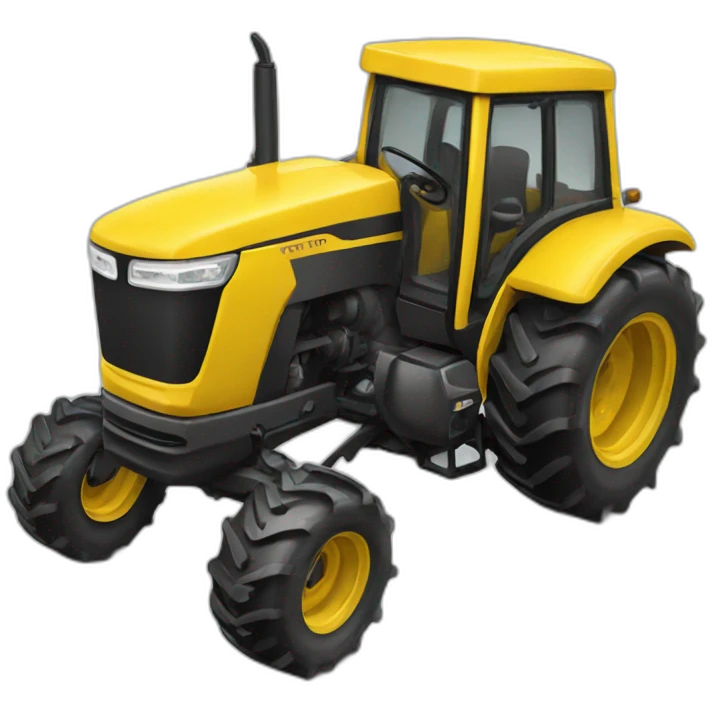 yellow tractor emoji