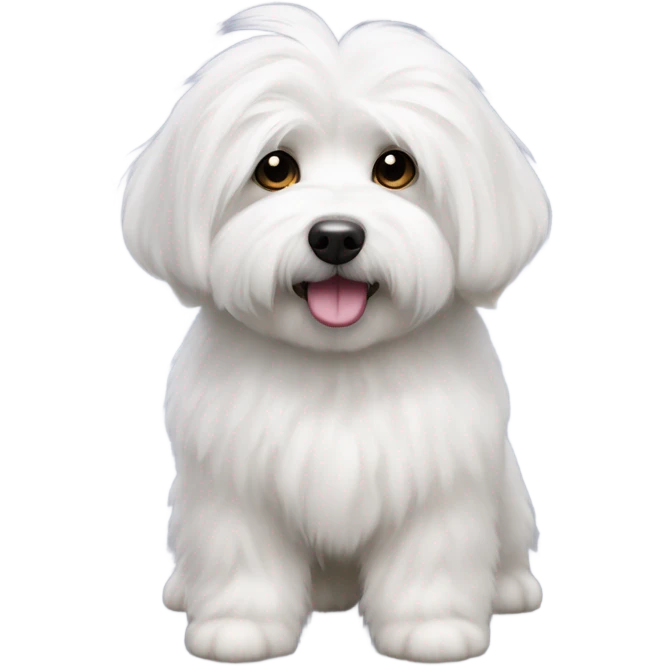 Coton de tulear dog emoji