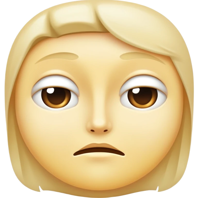 Faux visage  emoji