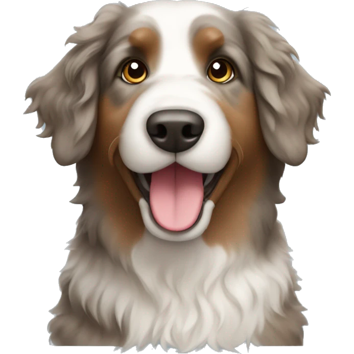 australian shepherd labradoodle  emoji