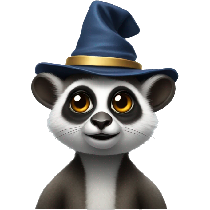 programming Lemur wearing a wizards hat emoji
